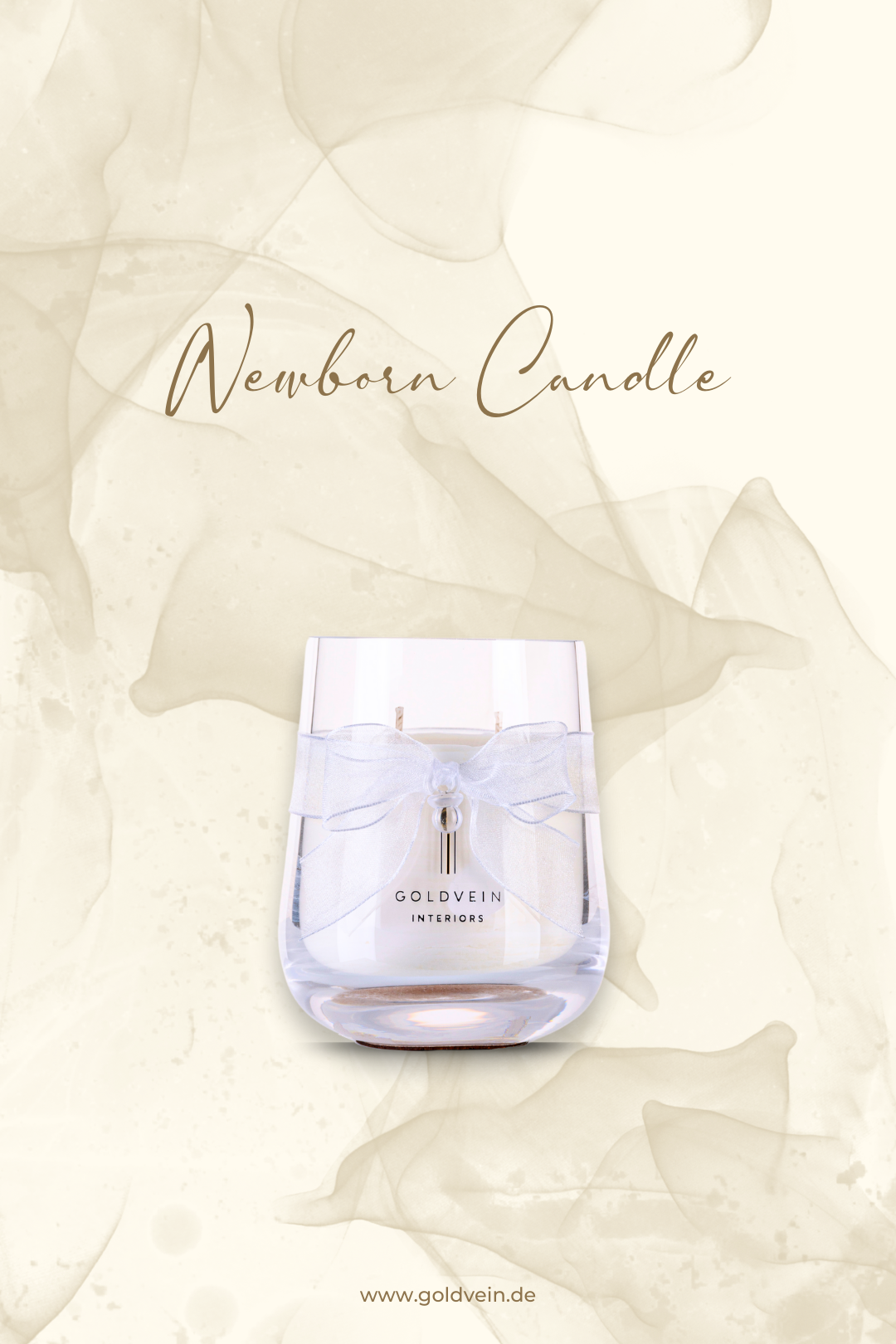 Newborn Candle · Fully Customized