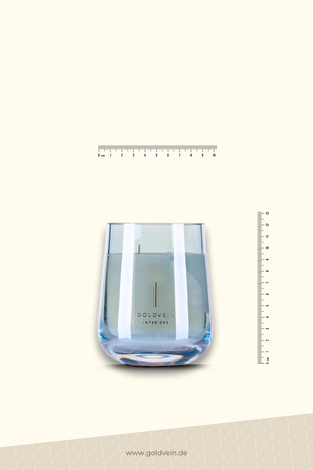 Newborn Candle · Blue · Size Grand No.1