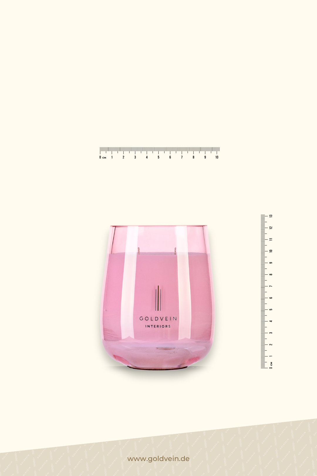 Newborn Candle · Pink · Size Grand No.1