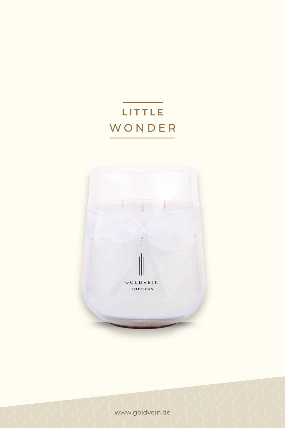 Newborn Candle · White-Clear · Size Grand No.2