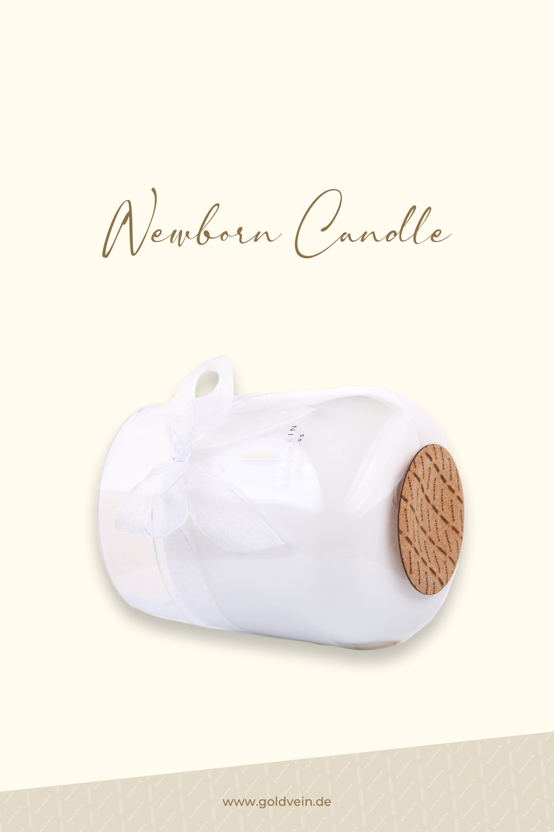 Newborn Candle · White-Clear · Size Grand No.2