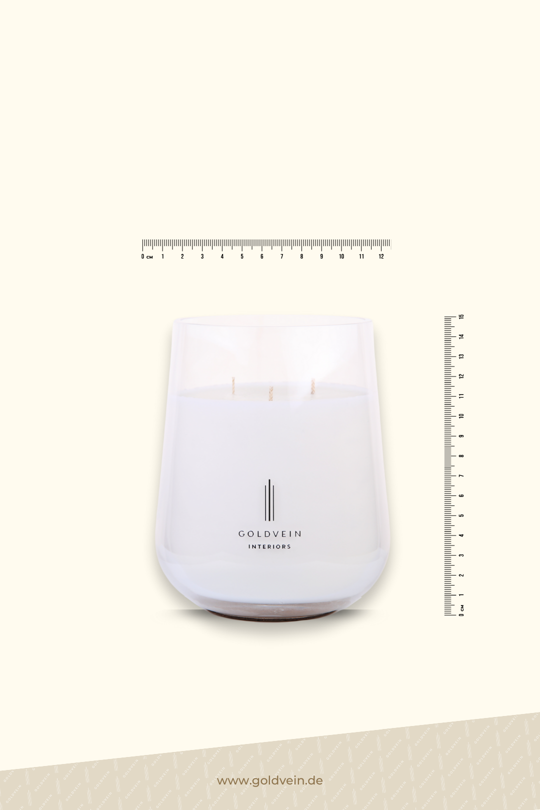 Newborn Candle · White-Clear · Size Grand No.2