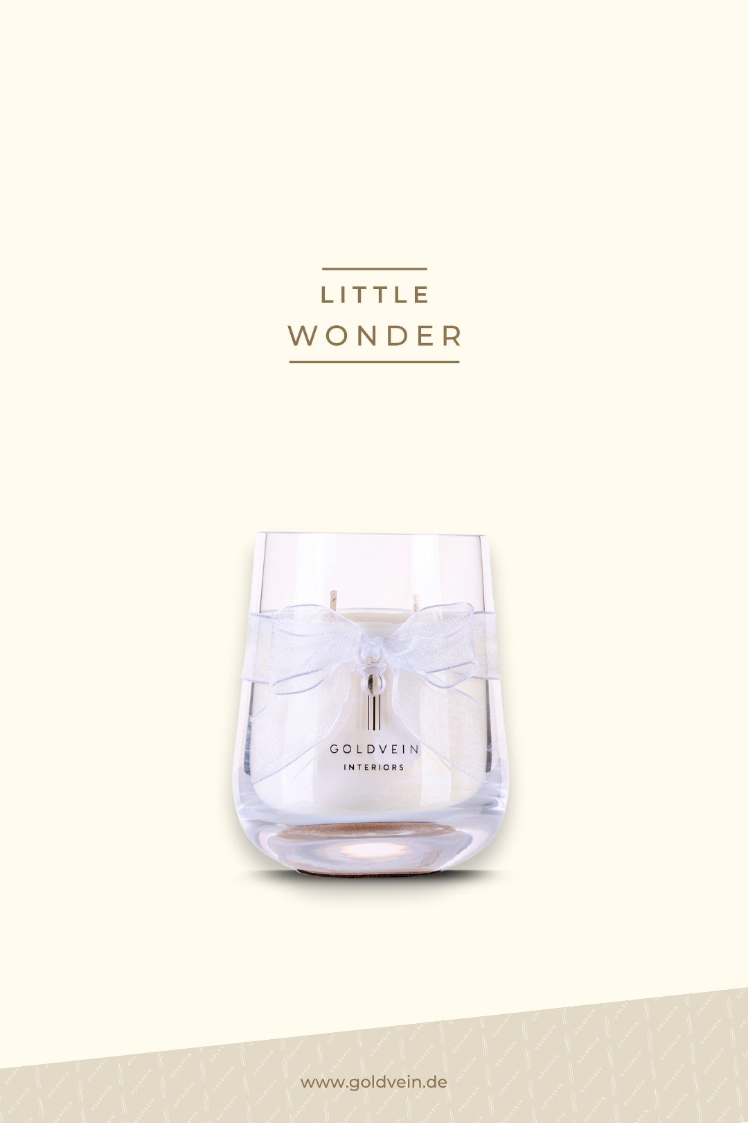 Newborn Candle · White-Clear · Size Grand No.1