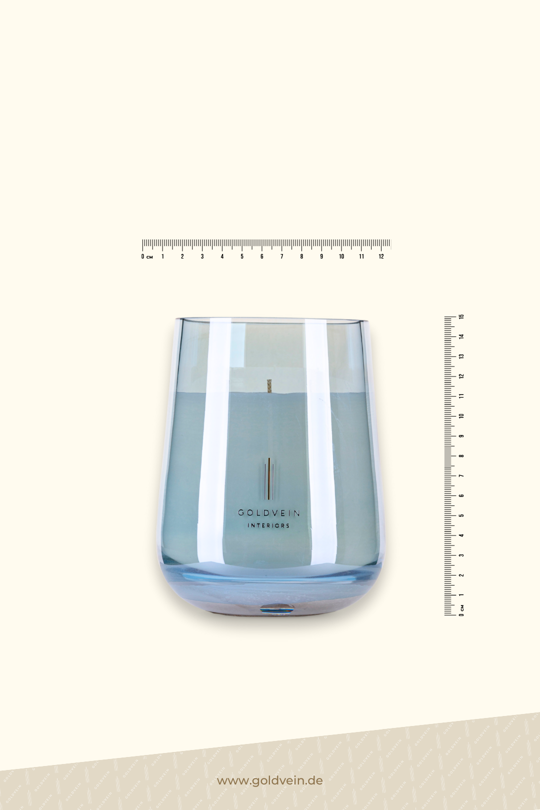 Newborn Candle · Blue · Size Grand No.2