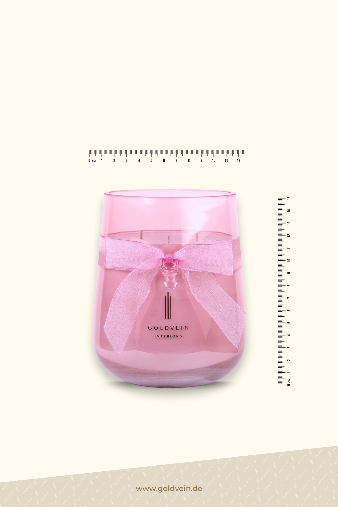 Newborn Candle · Pink · Size Grand No.2