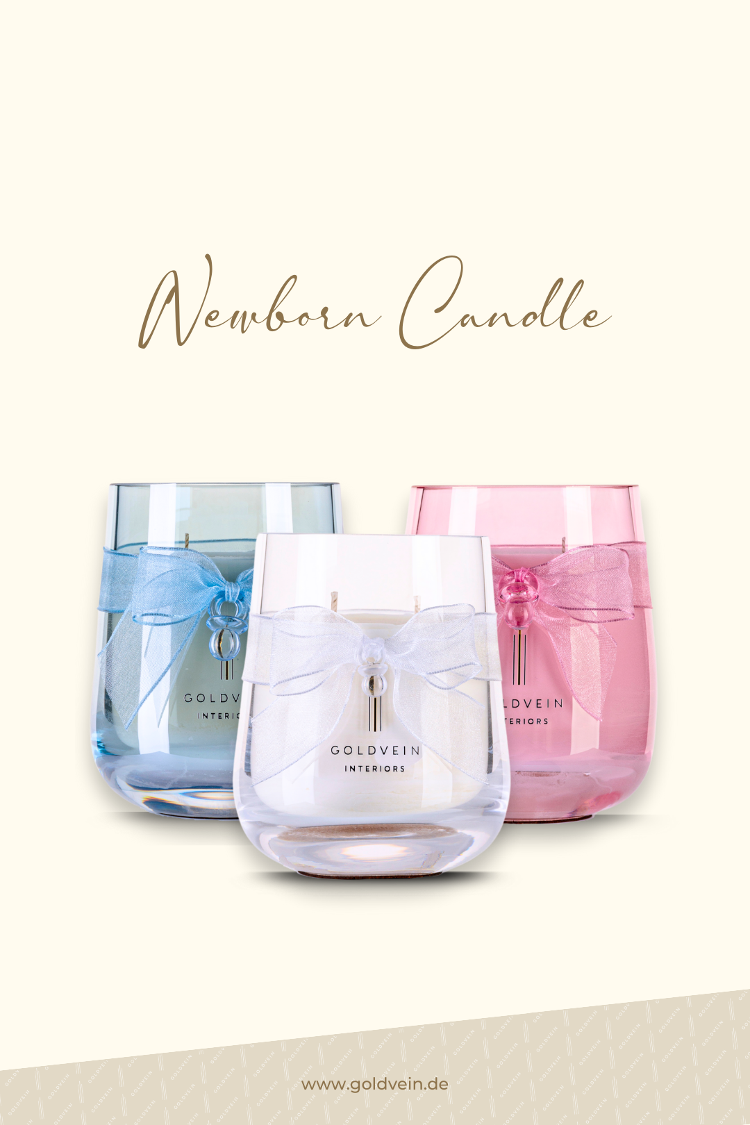 Newborn Candle · White-Clear · Size Grand No.1
