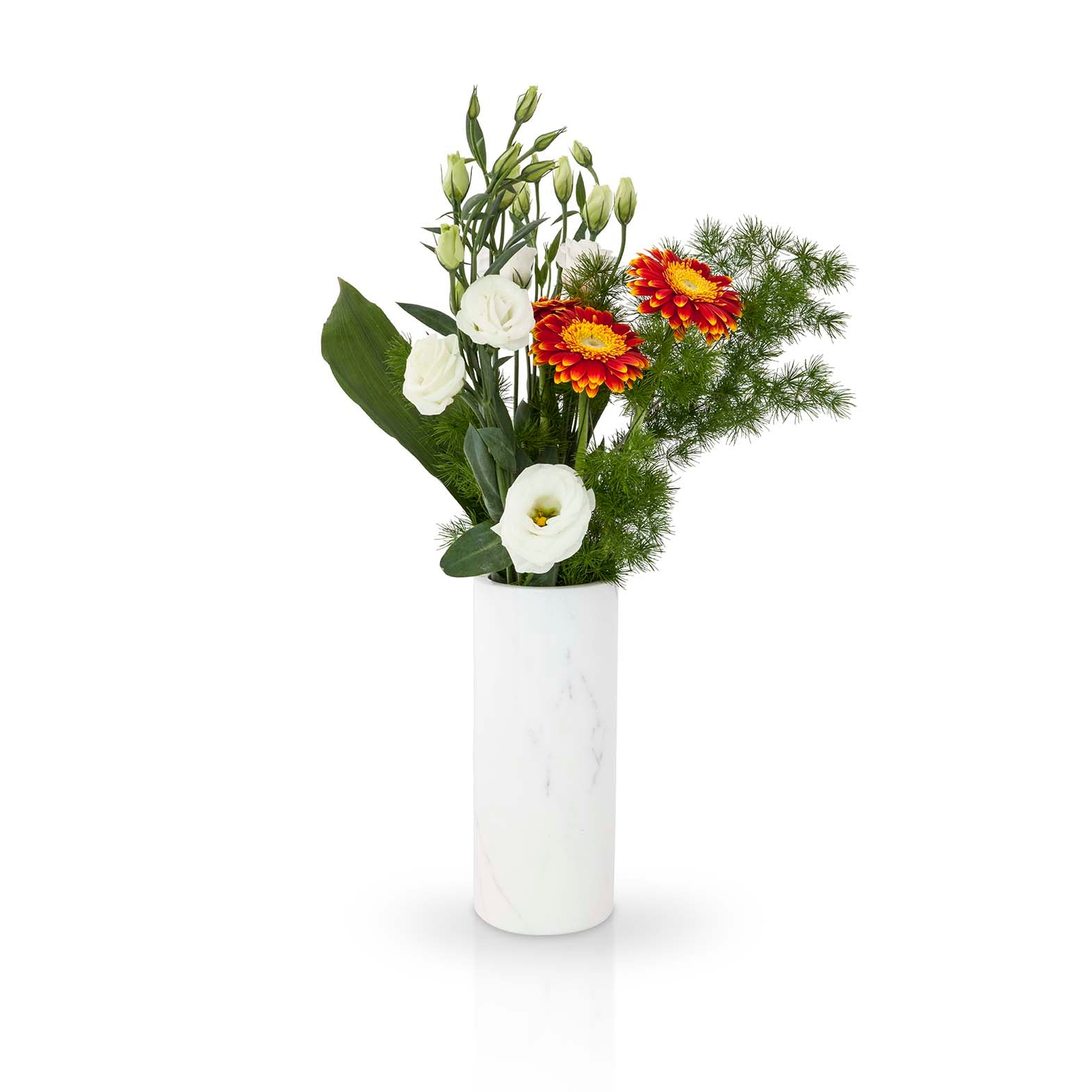 Zylindrische Vase · Carrara Marmor