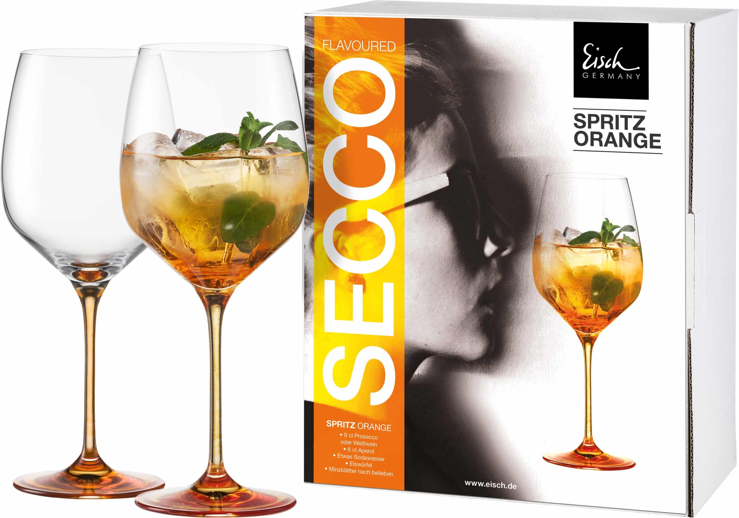 Set aus 2 SECCO FLAVOURED · Spritz Orange
