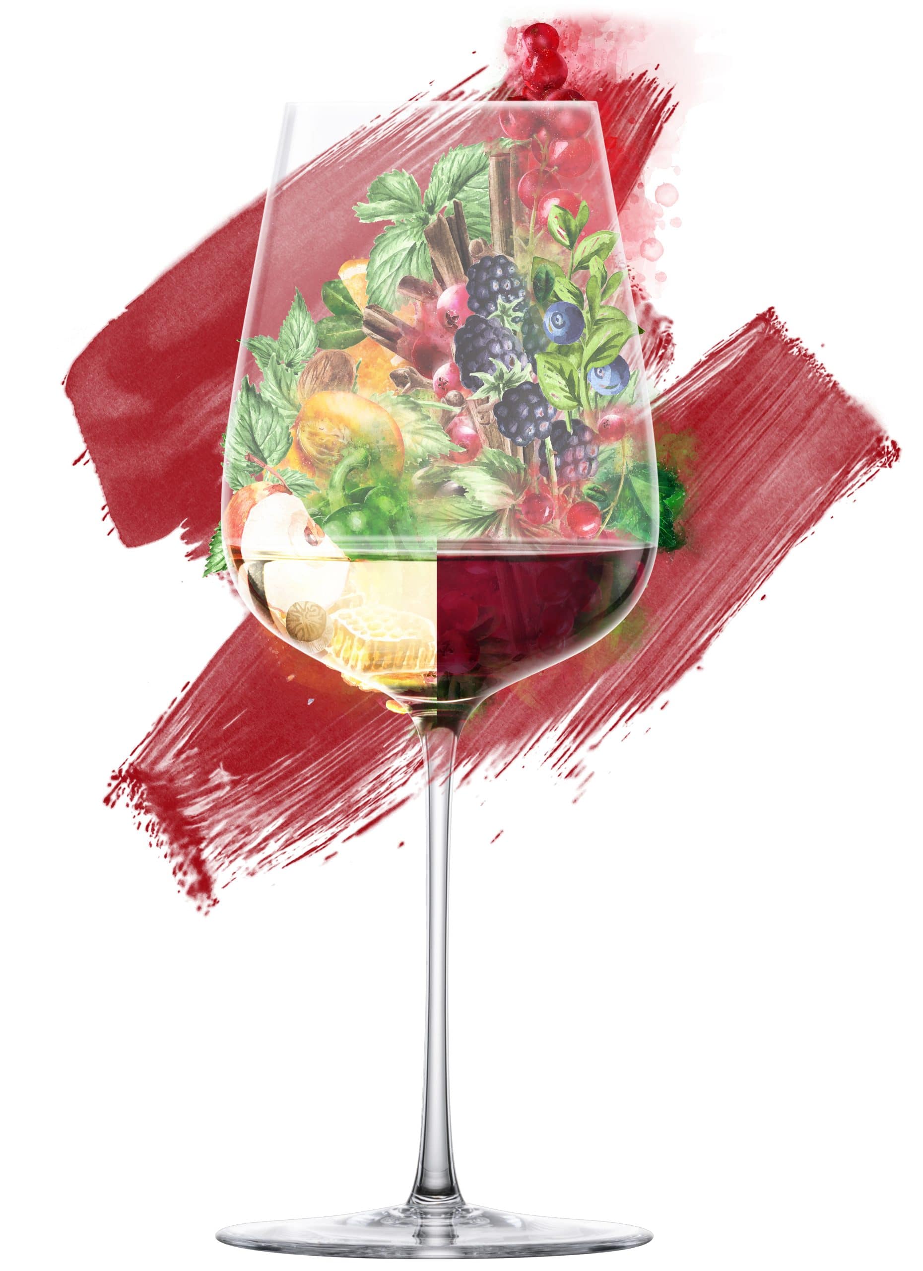 Set aus 2 ESSENCA SENSISPLUS Weingläsern · Kristallglas