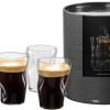 Set aus 4 UNIK Espressogläsern · transparent