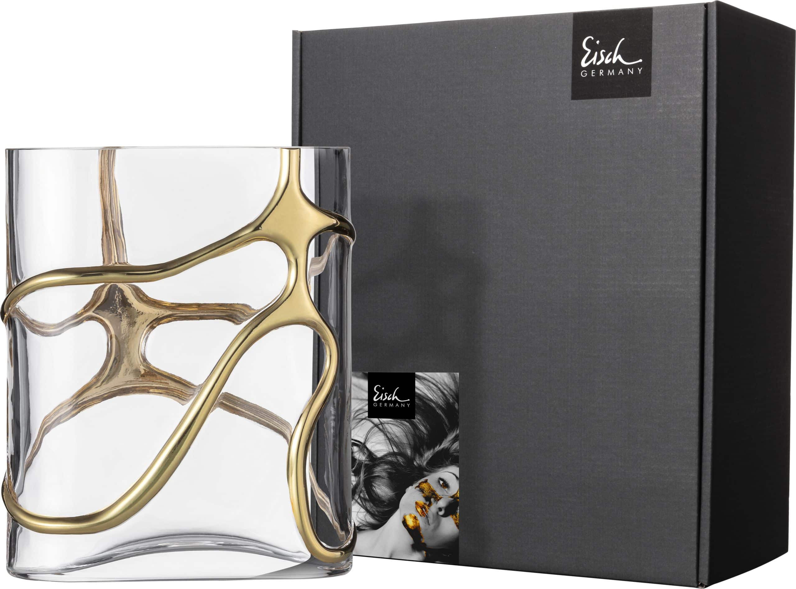 Vase STARGATE oval · Edelmetall veredelt