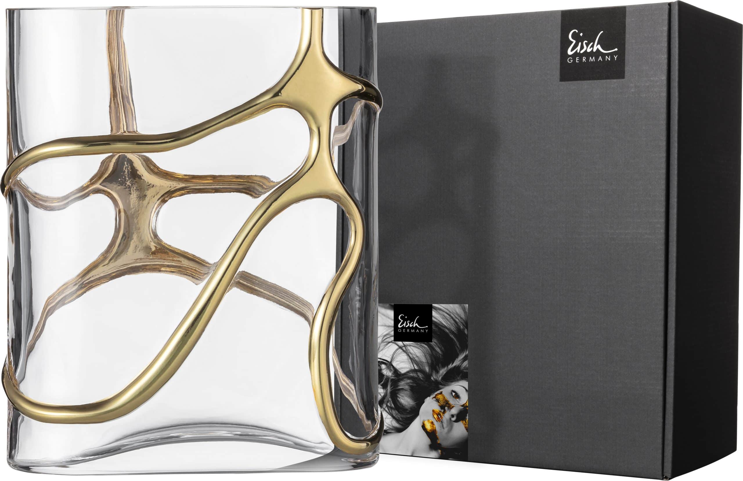 Vase STARGATE oval · Edelmetall veredelt