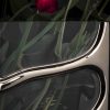 Vase STARGATE oval · Edelmetall veredelt