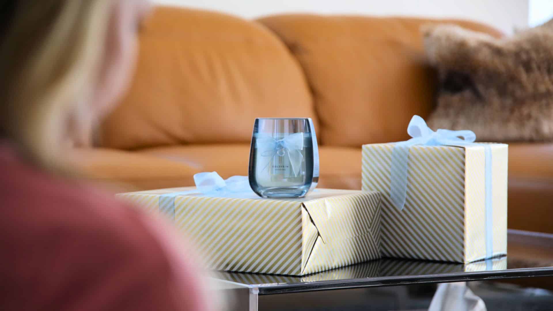 Newborn Candle · Blue · Size Grand No.1