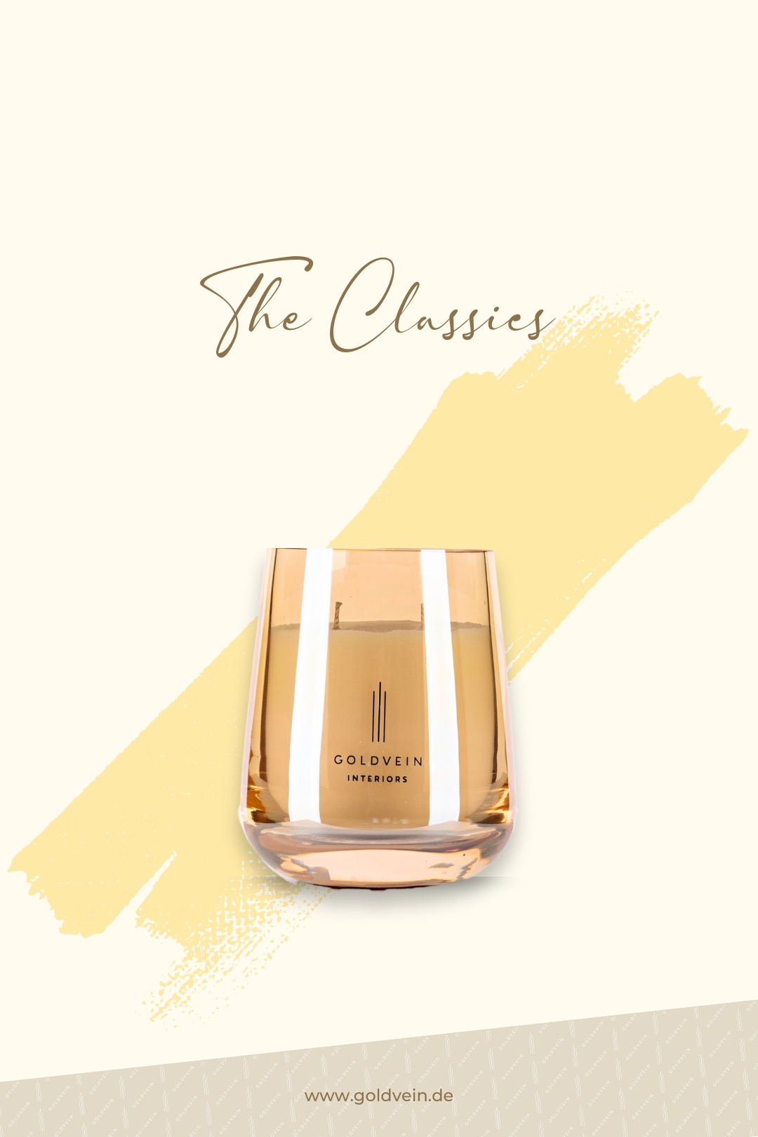 The Classics Candle · Amber · Size Grand No.1