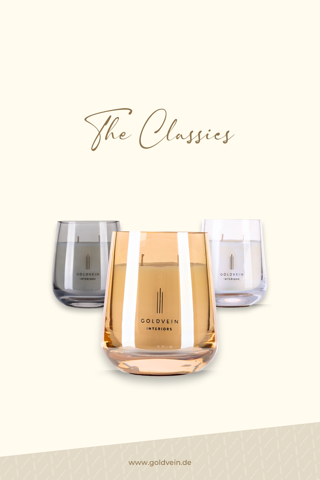 The Classics Candle · Amber · Size Grand No.1