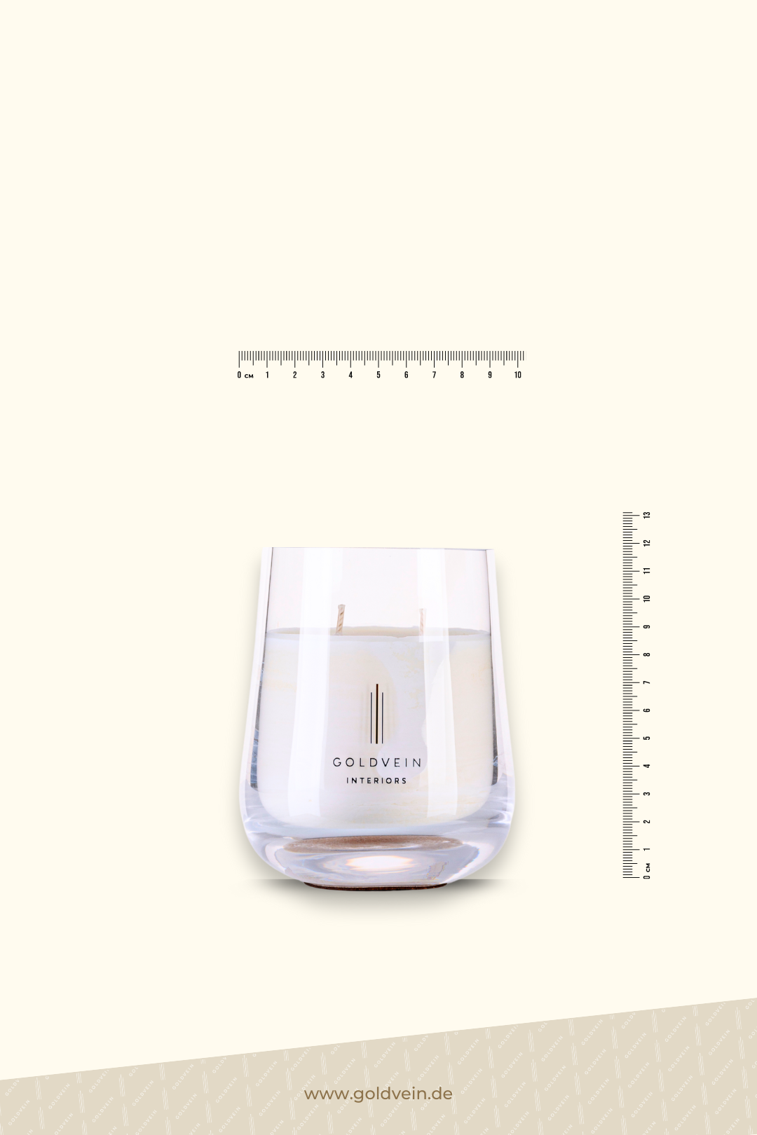 The Classics Candle · White-Clear · Size Grand No.1