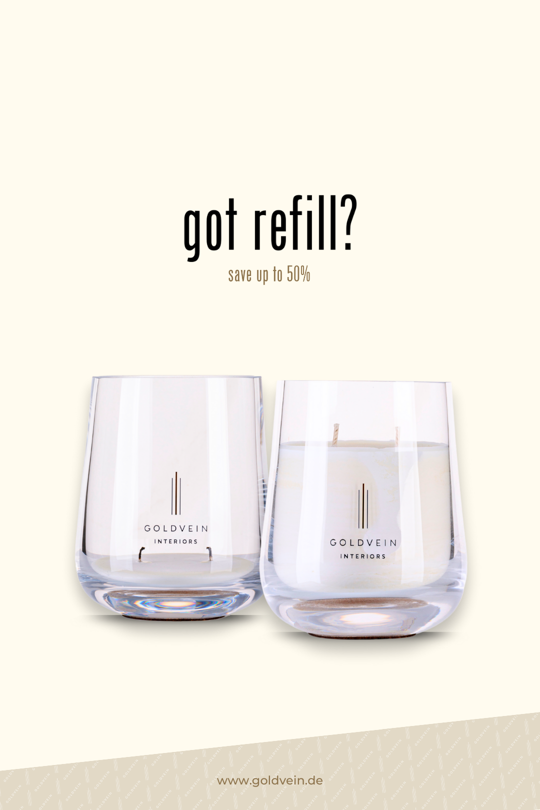Candle Refill Service · Naturally Unscented