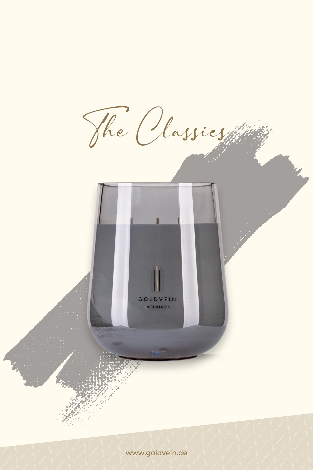 The Classics Candle · Black-Smoke · Size Grand No.2