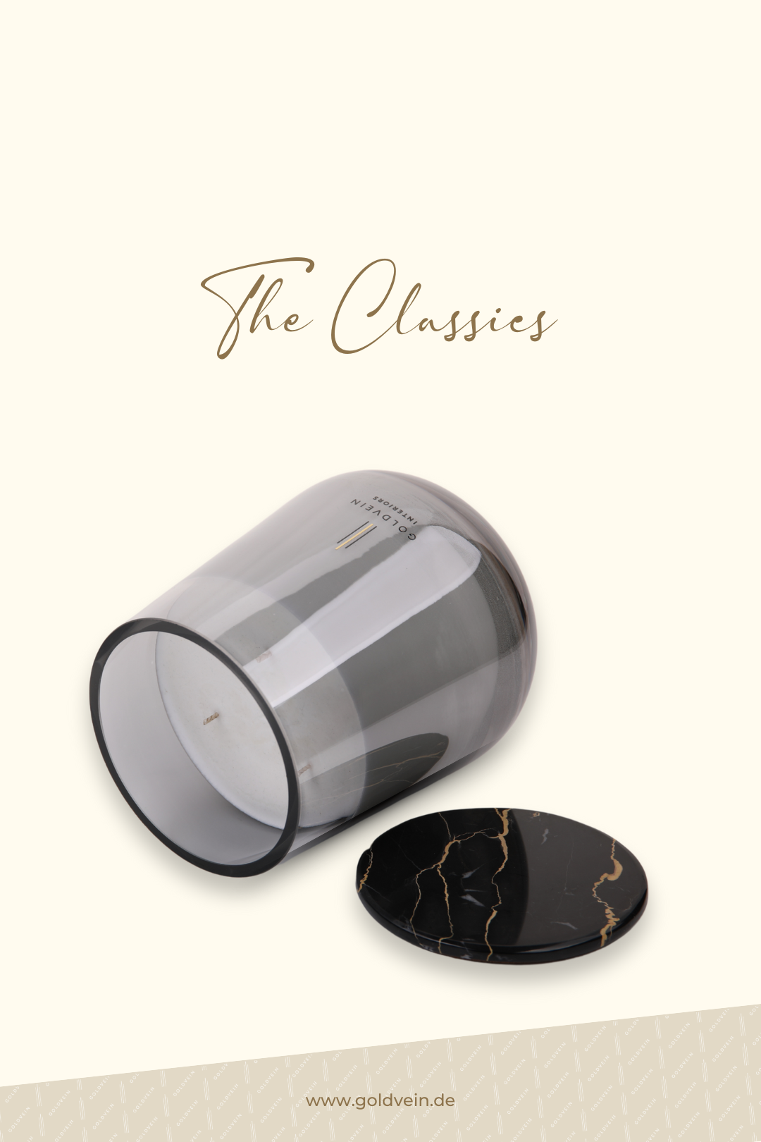 Luxury Marble Lids · Fully Customized