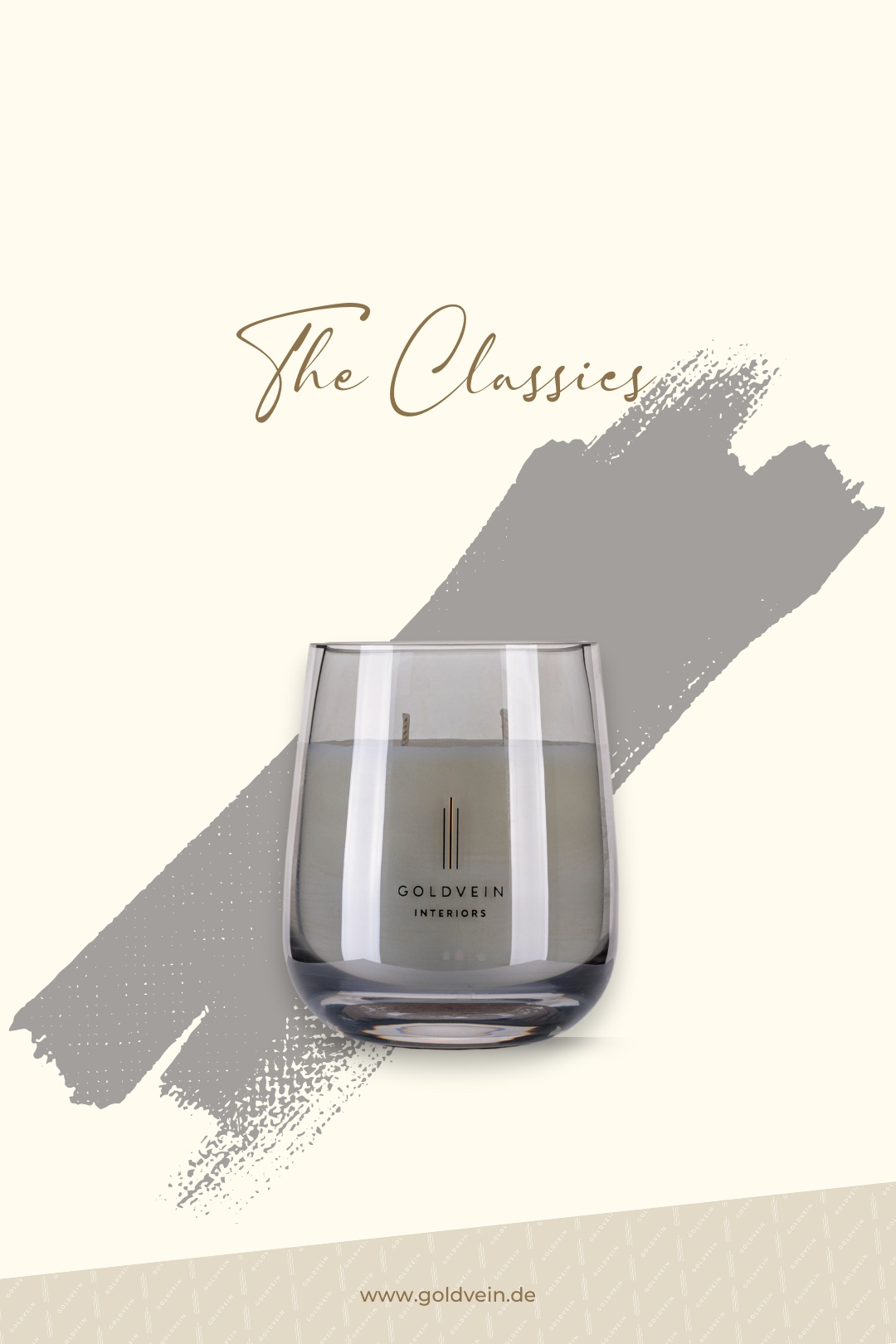 The Classics Candle · Black-Smoke · Size Grand No.1