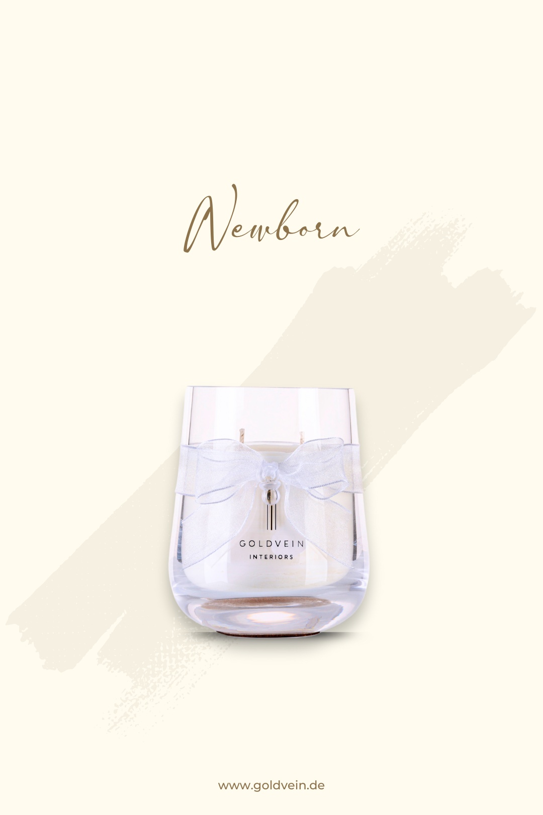 Newborn Candle · White-Clear · Size Grand No.1
