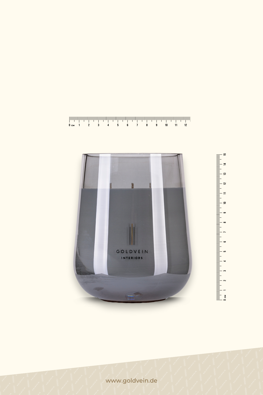 The Classics Candle · Black-Smoke · Size Grand No.2
