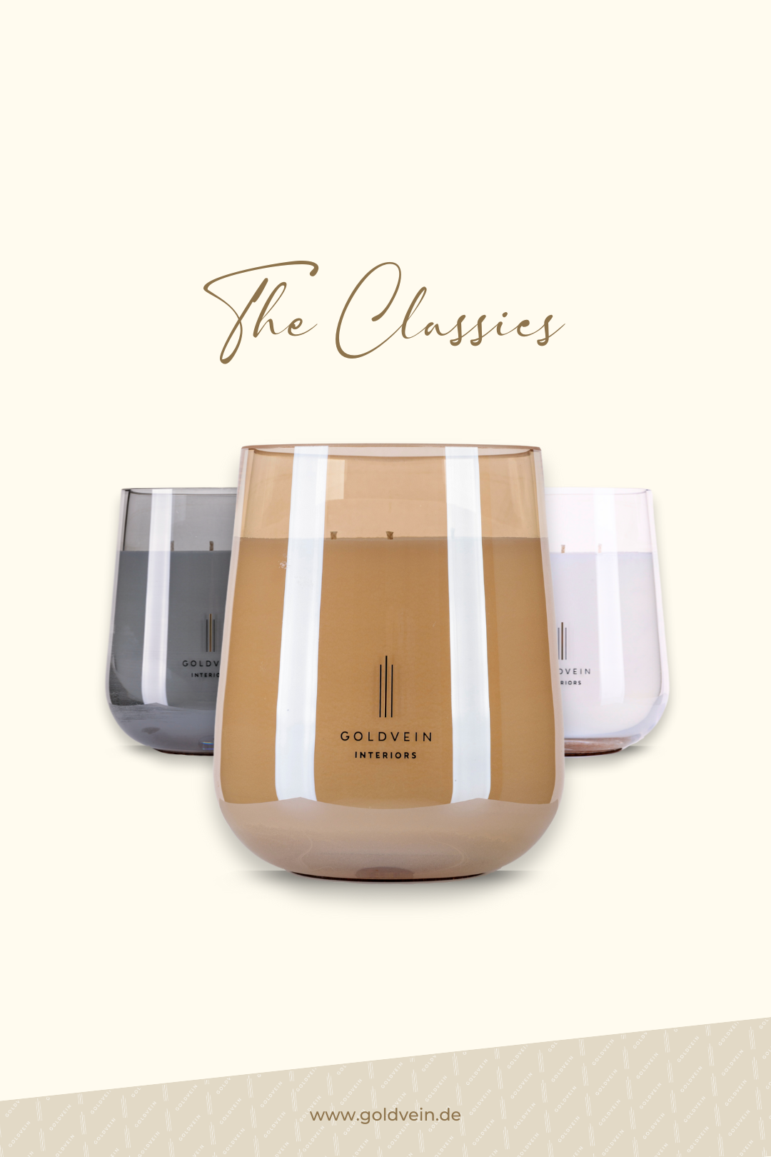 The Classics Candle · Amber · Size Grand No.2