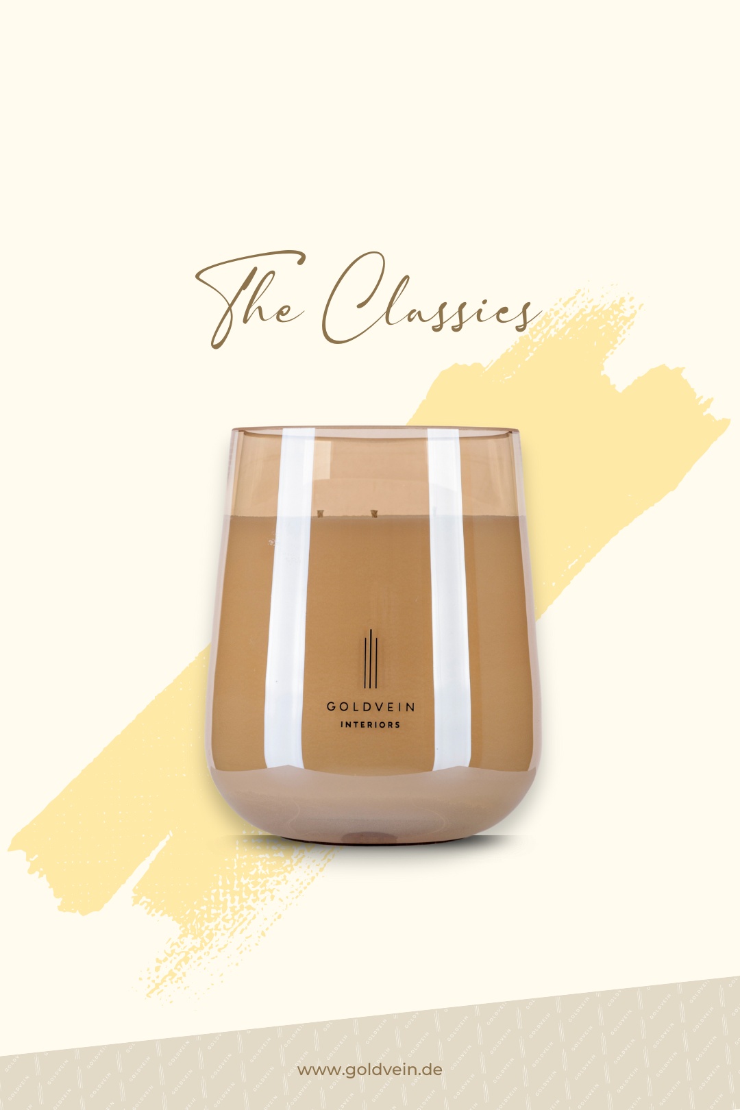 The Classics Candle · Amber · Size Grand No.2