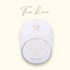 True Love Candle · White-Clear · Size Grand No.2