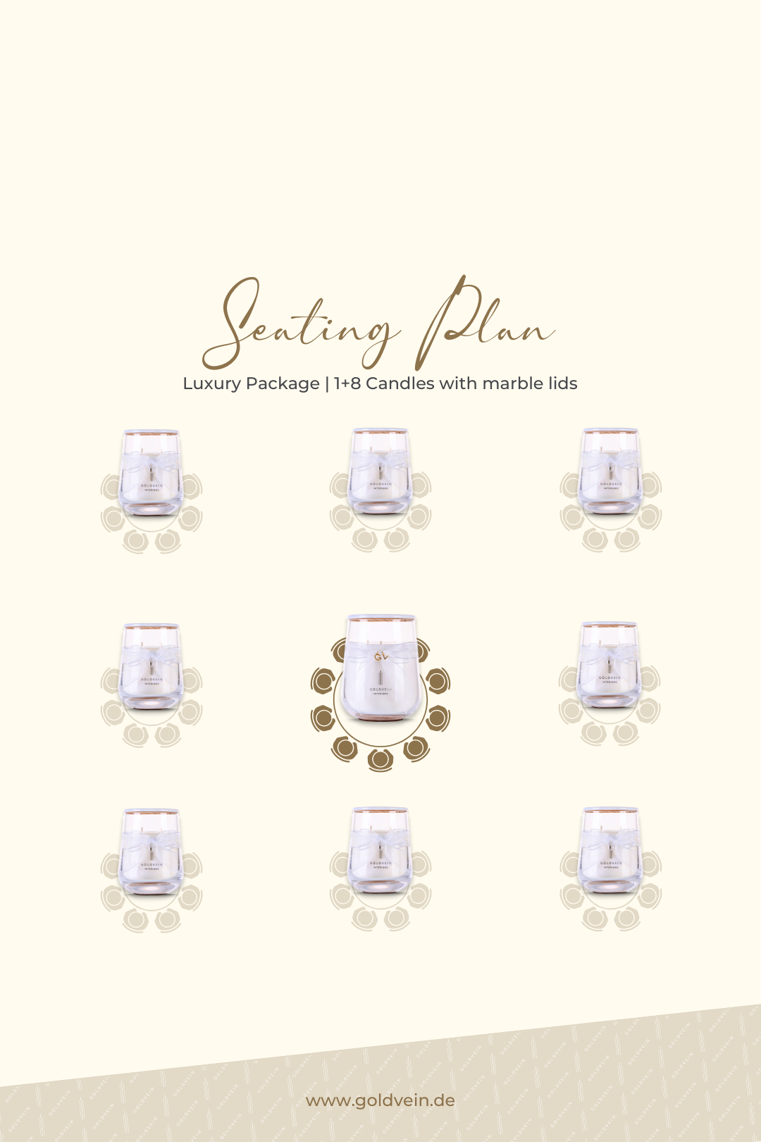 True Love Candle · Wedding Luxury Package · 1+8
