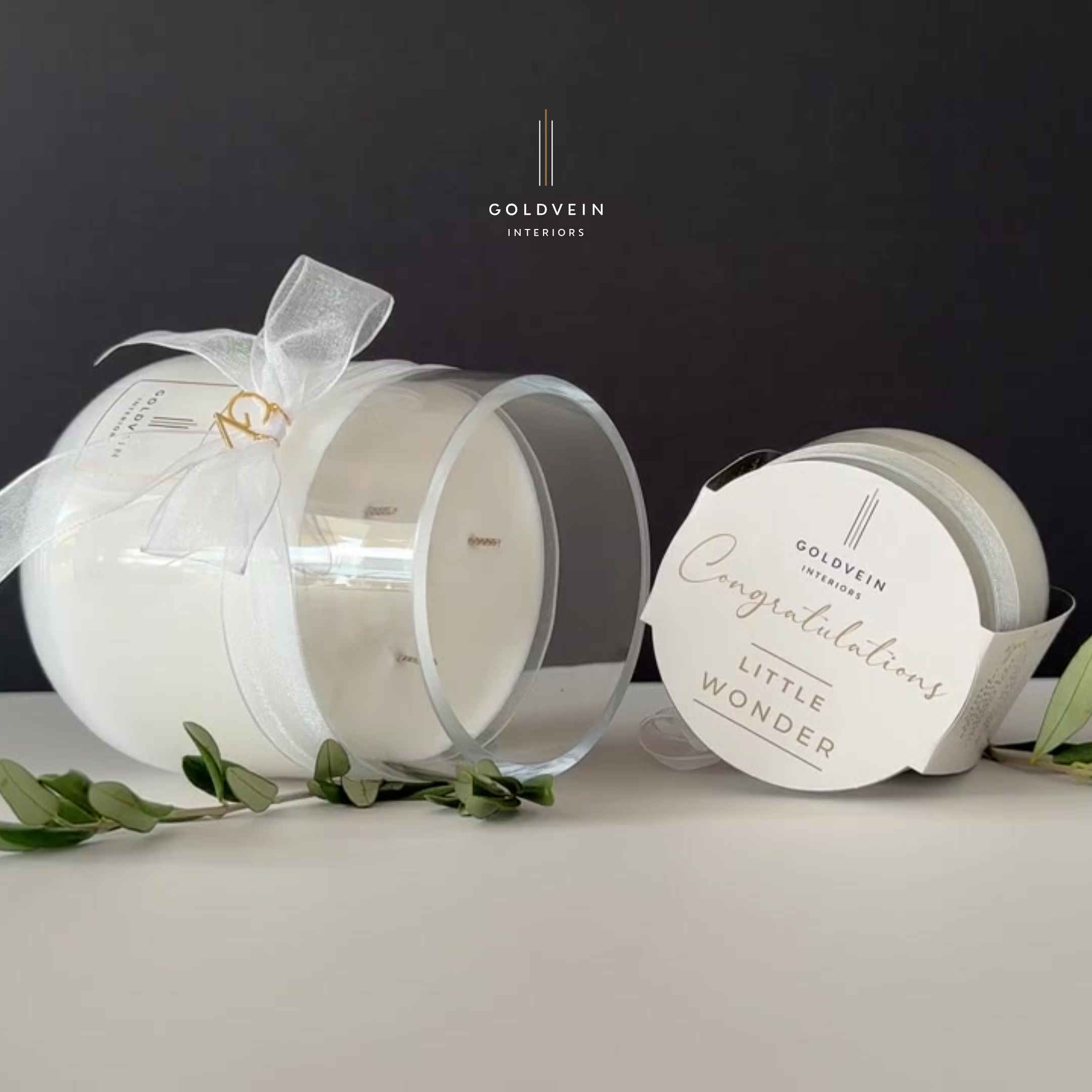 Newborn Candle · White-Clear · Size Grand No.2
