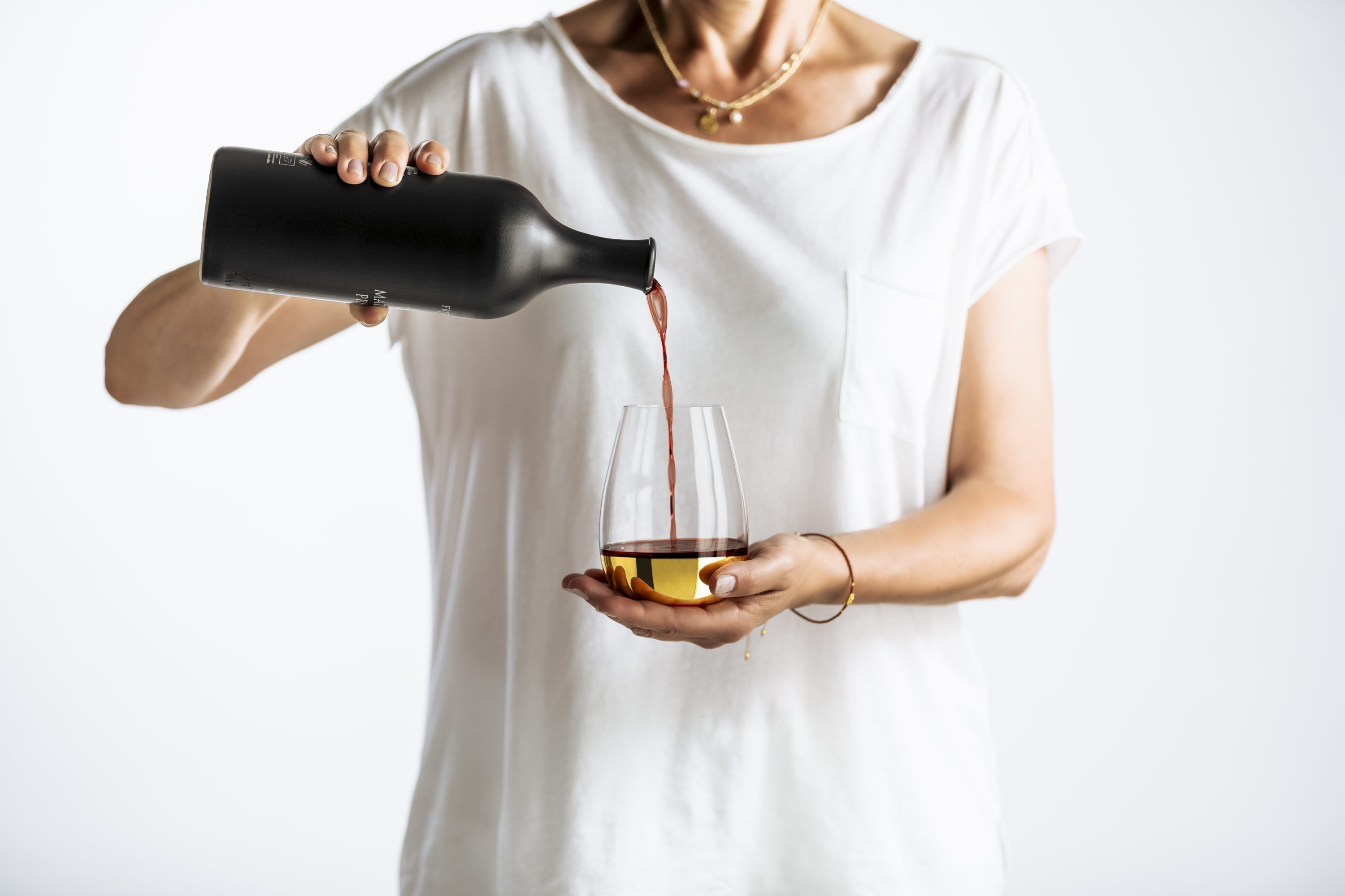 Set aus 2 ELEVATE Weinbecher ⋅ Edelmetall