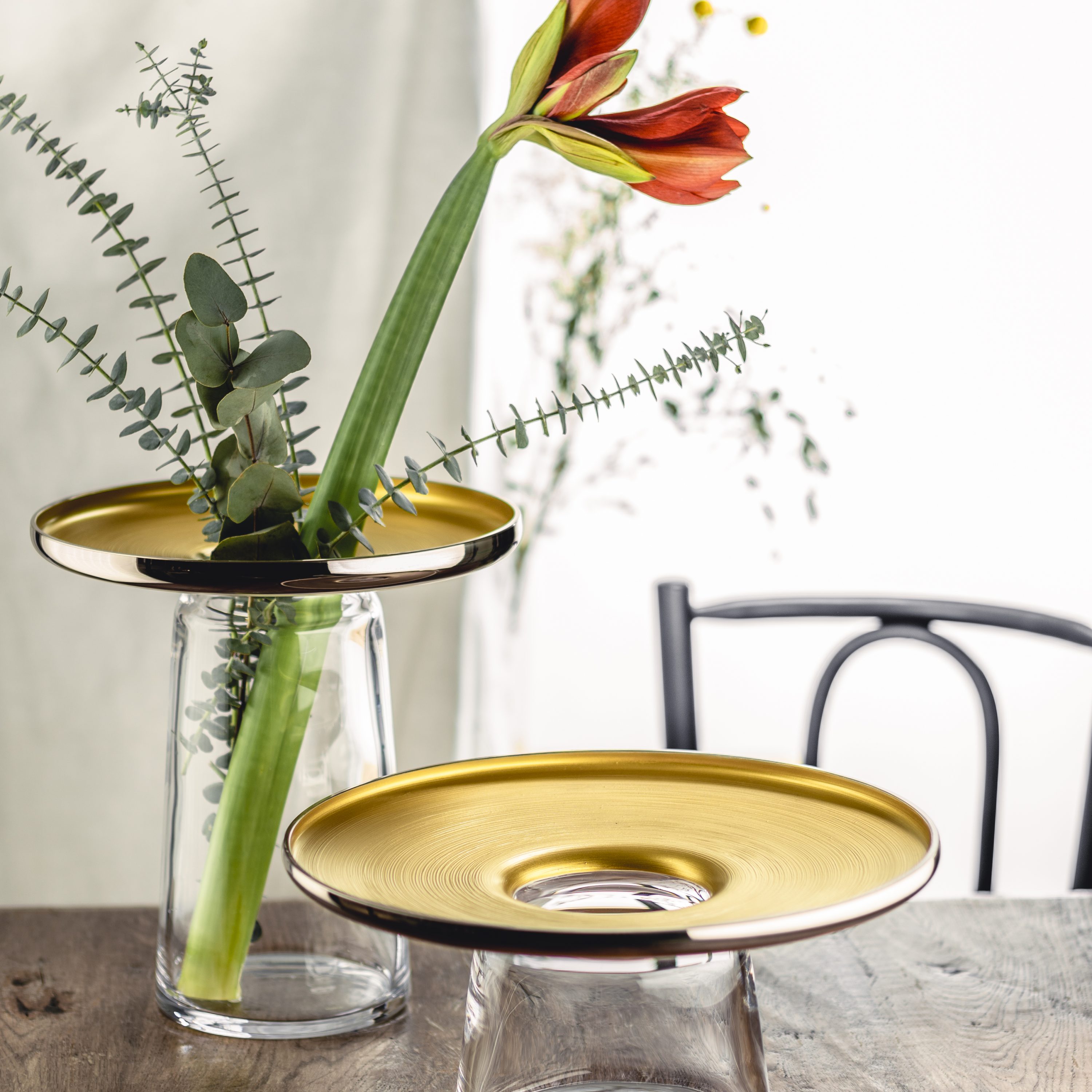 Vase HAPTICS · Gold & Platin